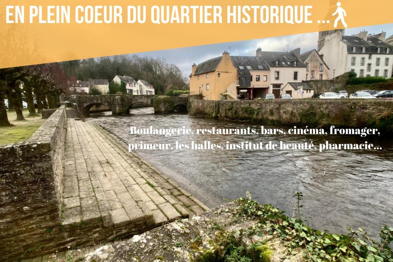 La Maison D'Alphonse, Charmante, Centre Historique 4-6Pers Quimperlé Esterno foto